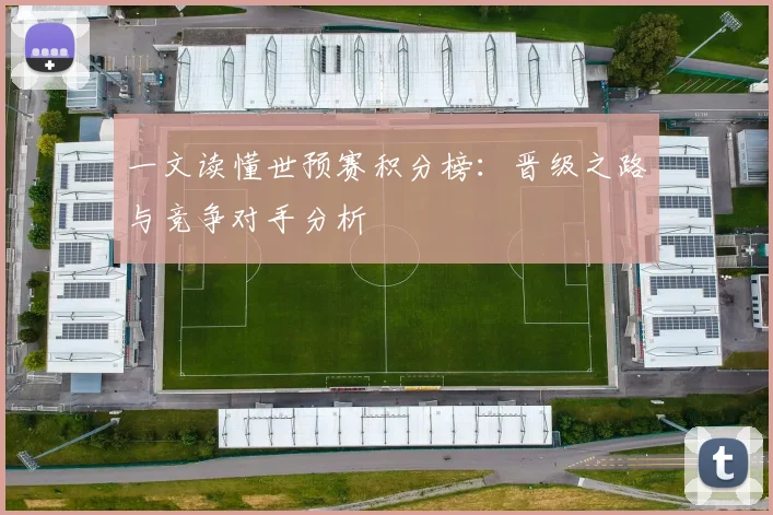 一文读懂世预赛积分榜：晋级之路与竞争对手分析